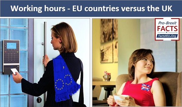 GOOD BREXIT NEWS : UK working hours are amongst the lowest in the EU